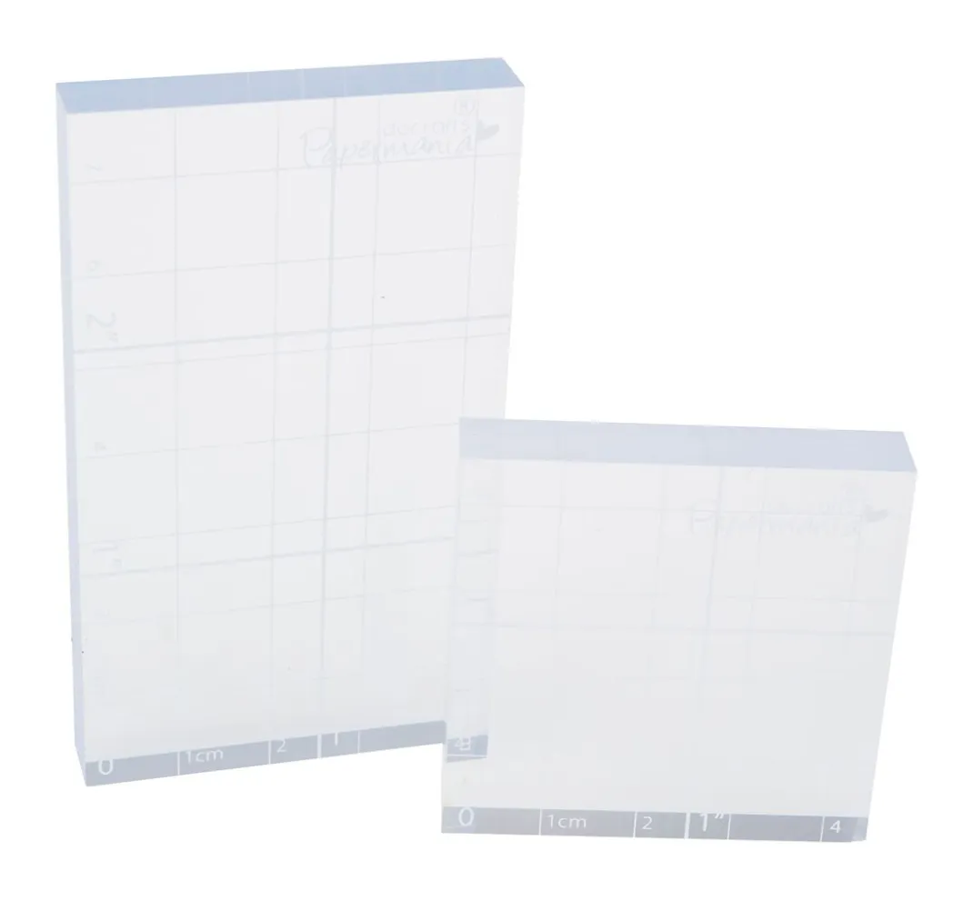 Papermania Stempel & Zubehör|Scrapbooking>Acrylblock 2er-Set