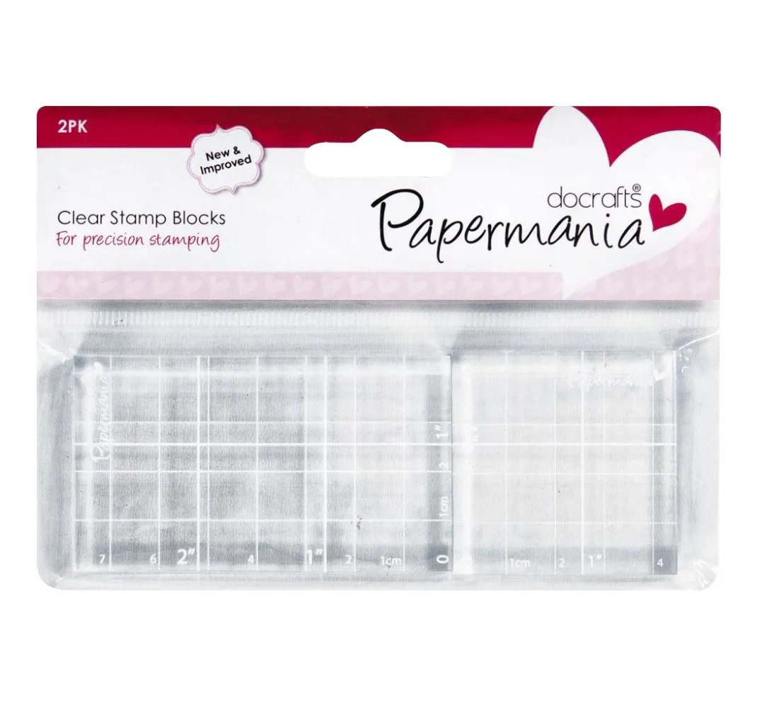 Papermania Stempel & Zubehör|Scrapbooking>Acrylblock 2er-Set