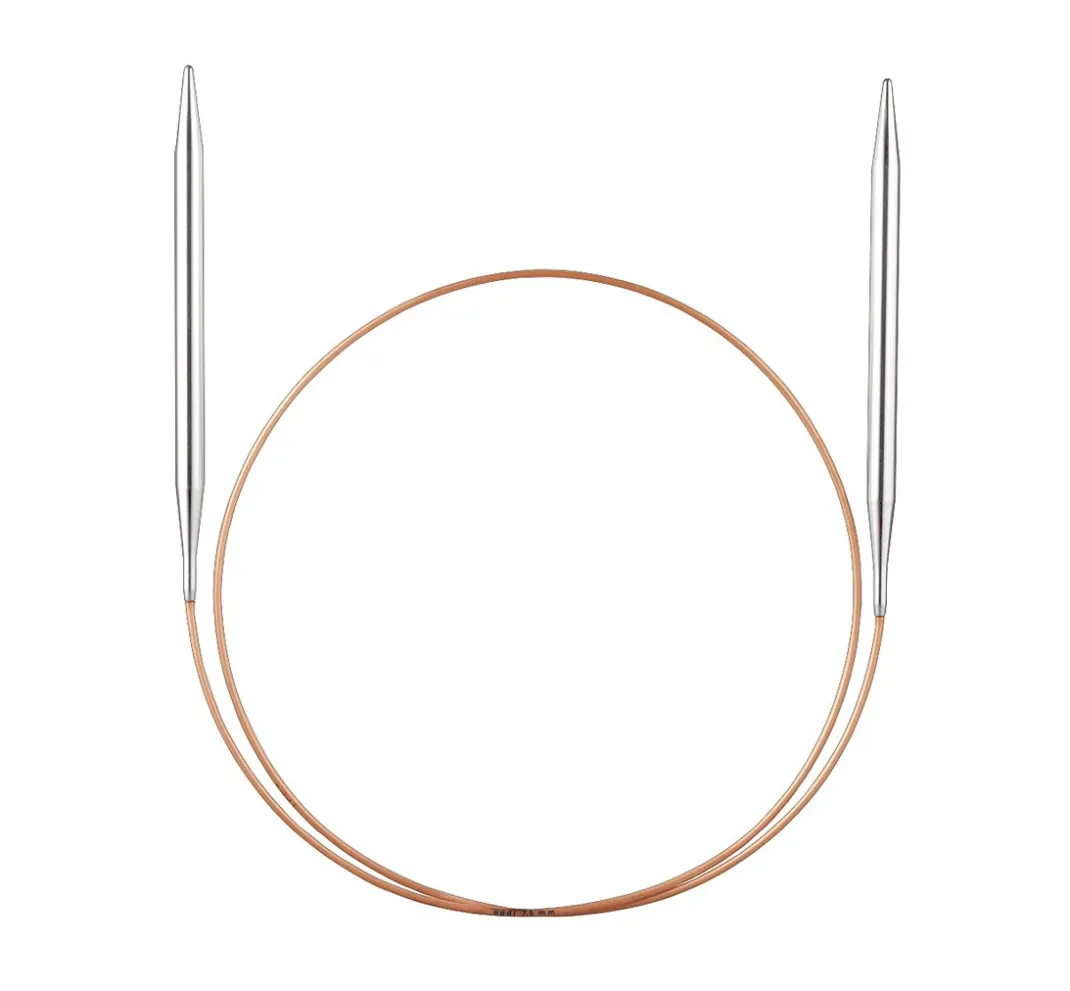 addi Rundstricknadeln|Stricken>Rundstricknadel, Messing, 80 cm