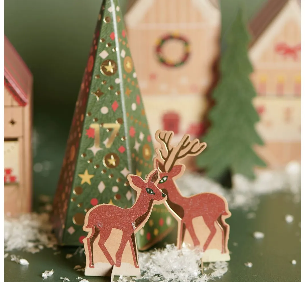 Rico Design Tüten & Anhänger|Tüten & Anhänger>Adventskalender Bastelset "Weihnachtsmarkt"
