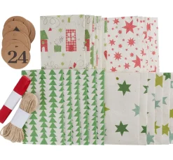 Zischka Papier-Bastelsets|Adventskalender>Adventskalender-Set "By Nature"