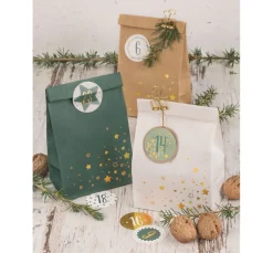 Heyda Backen|Tüten & Anhänger>Adventskalender-Set "Sterne"