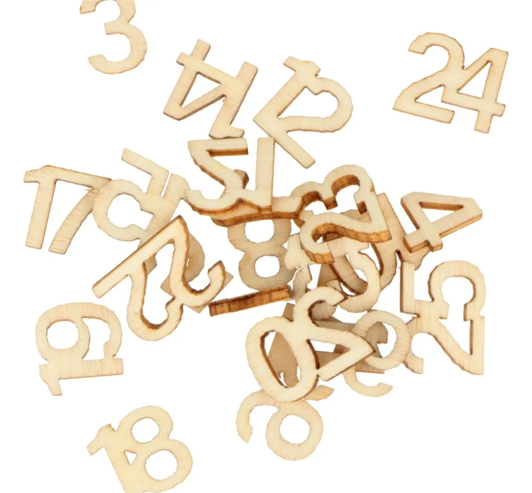 Artemio Adventskalender|Streuteile>Adventszahlen "Numbers & Circles"