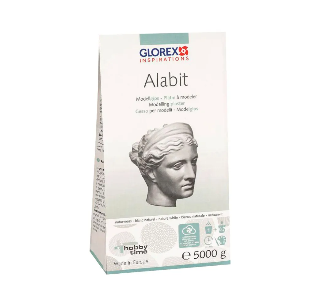 GLOREX Gießmasse>Alabit Modellgips