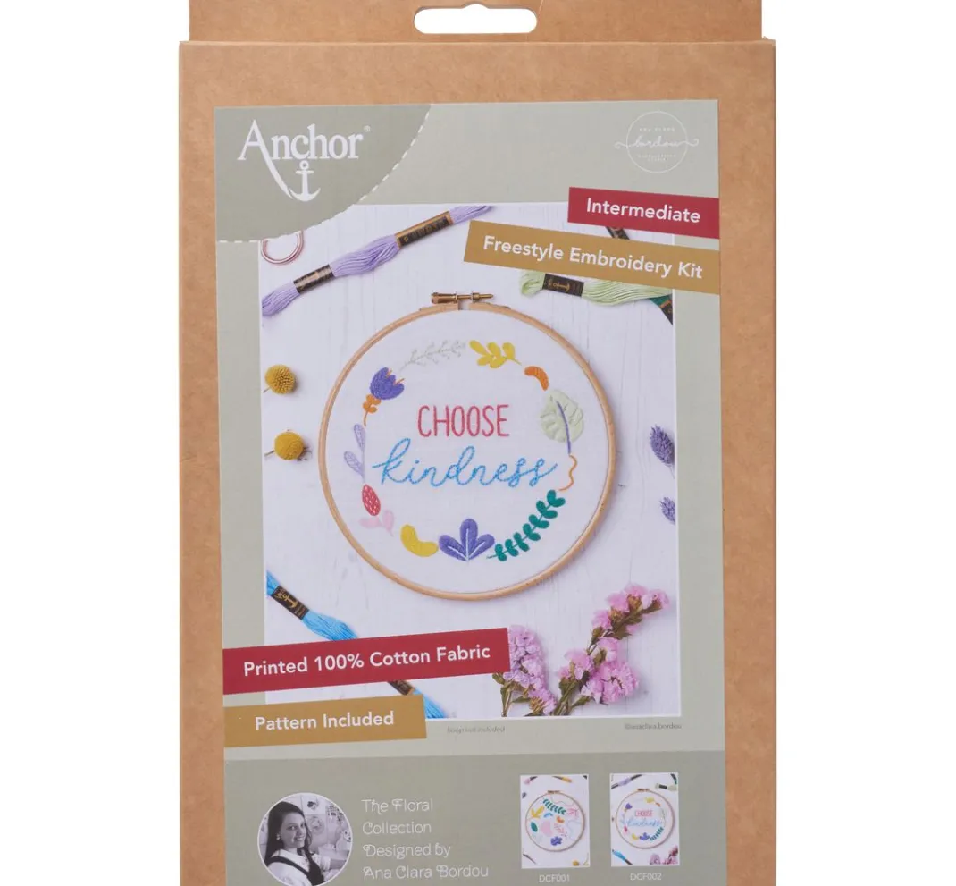 Anchor Stickset|Sticken>Freestyle Stickpackung "Kindness - Ana Clara Bordou"