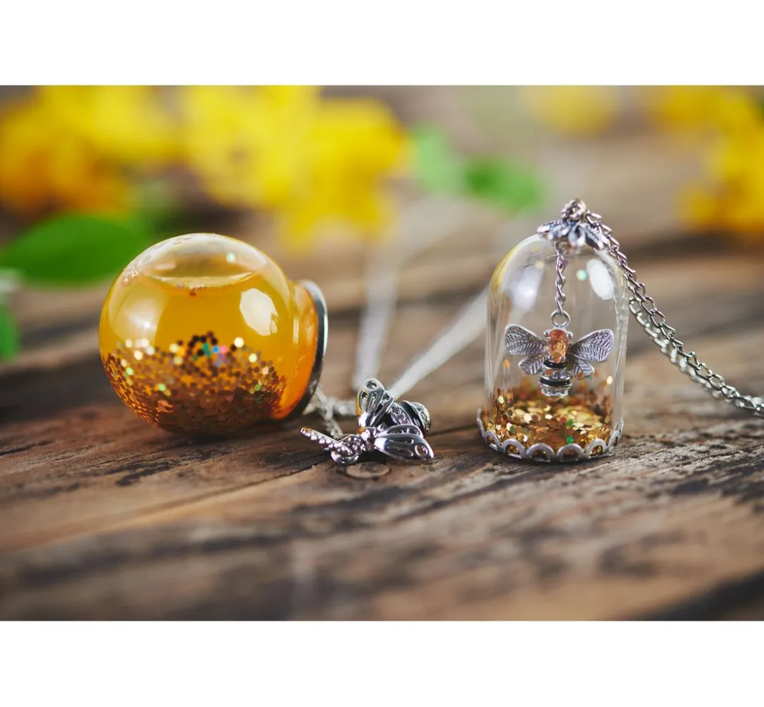UIT Anhänger & Charms>Anhänger "Glasglocke", 2-teilig