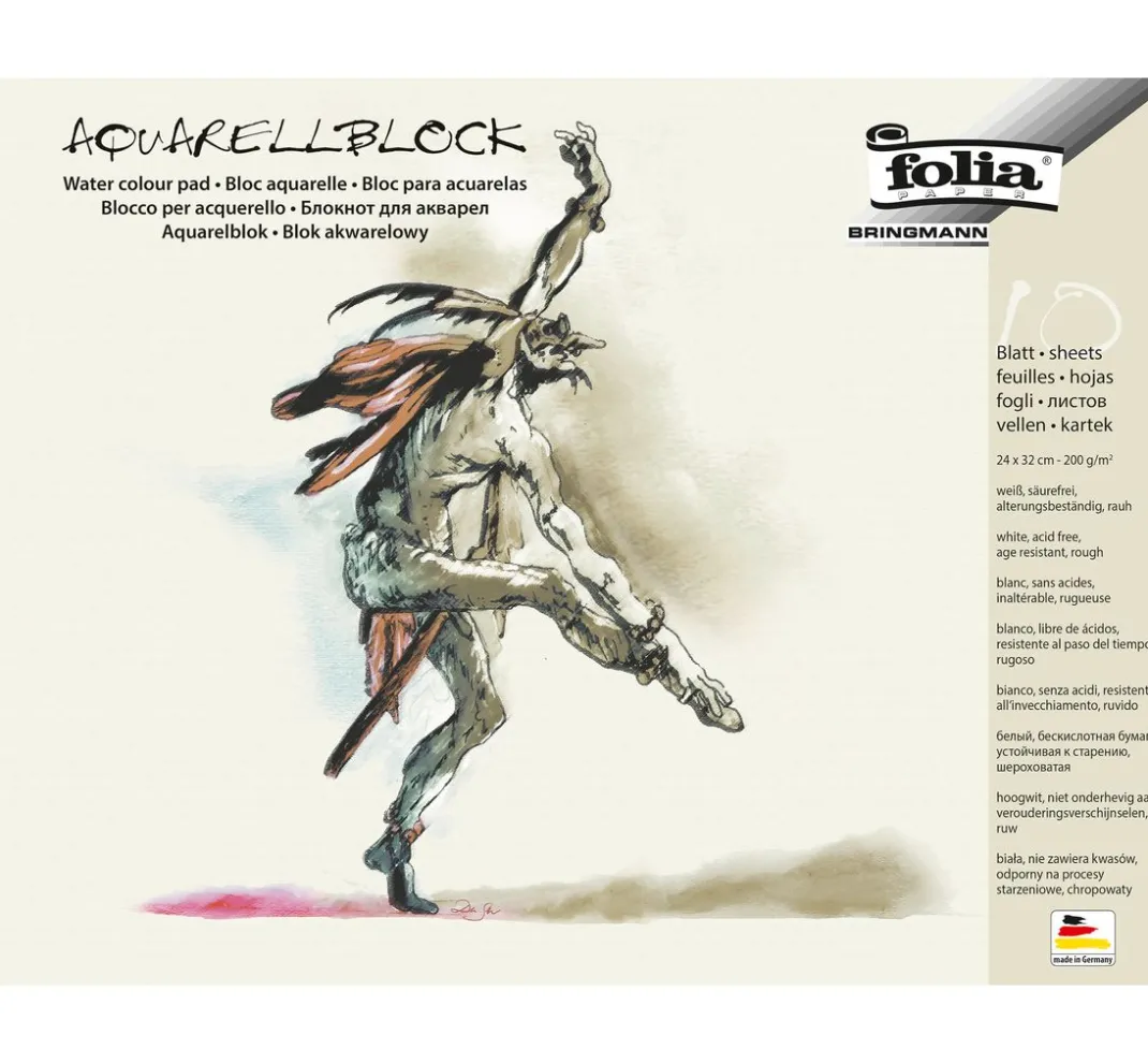 folia Aquarell|Künstlerpapier>Aquarellblock