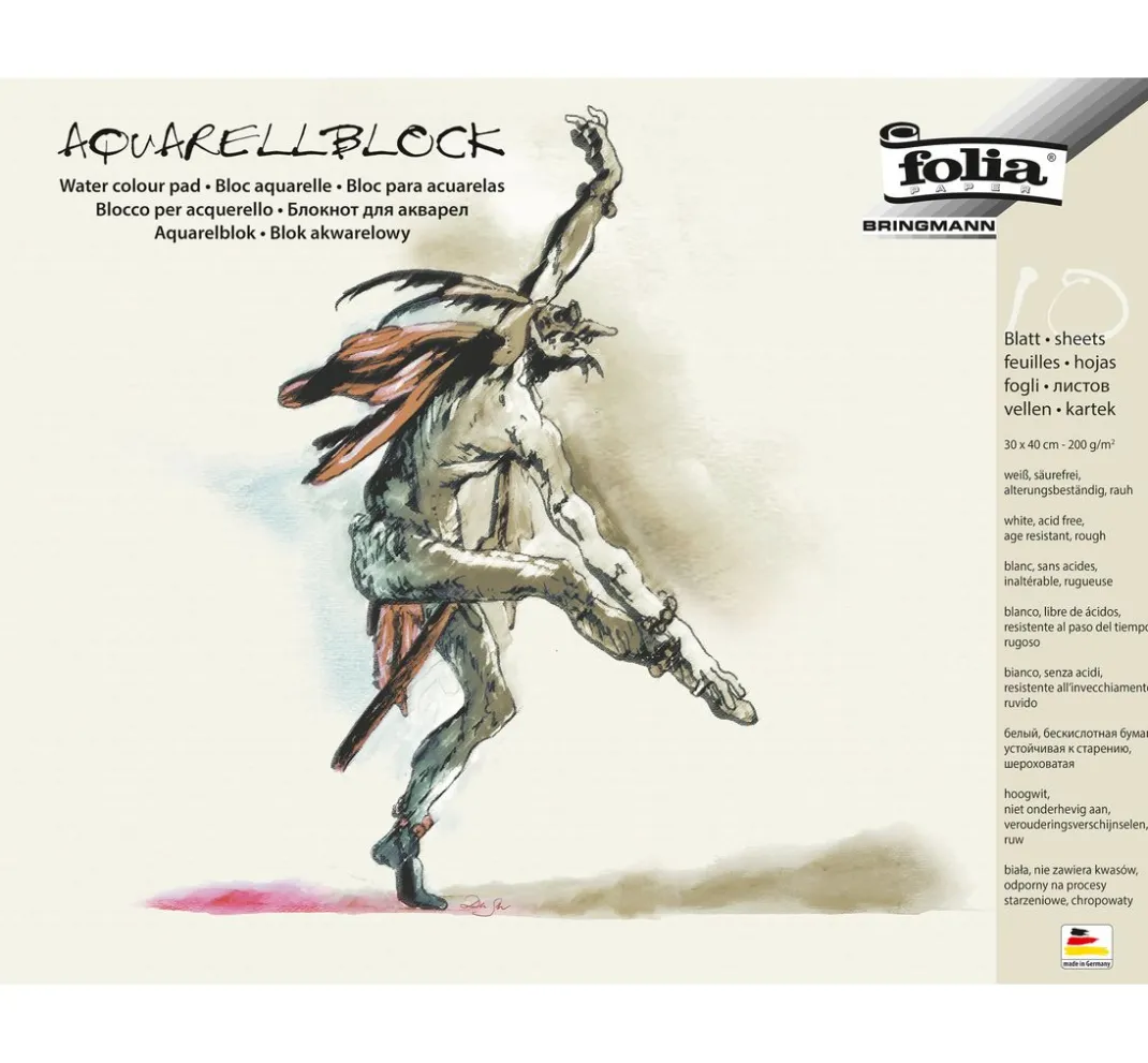 folia Aquarell|Künstlerpapier>Aquarellblock