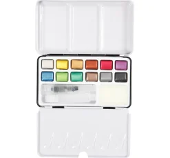 creativ company Aquarell|Künstlerfarbe>Aquarellfarbkasten Metallic