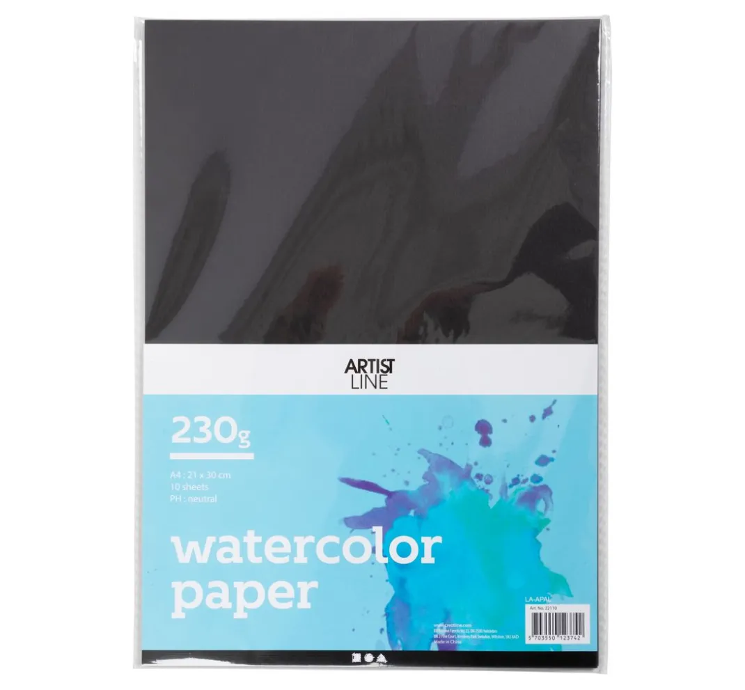 creativ company Aquarell|Künstlerpapier>Aquarellpapier DIN A4