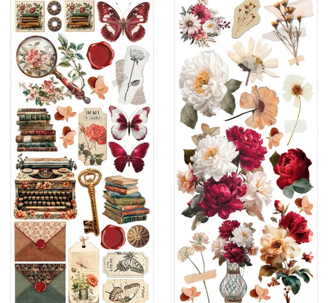 Ciao Bella Scrapbooking|Kartengestaltung>Art Stickers "Book Lovers"