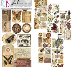 Ciao Bella Scrapbooking|Kartengestaltung>Art Stickers "Cabinet of Curiosities"