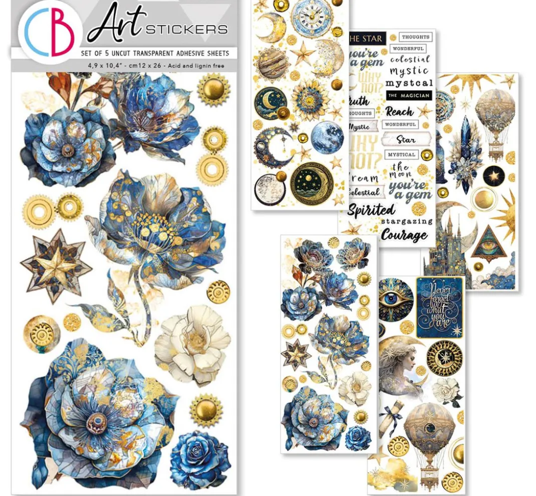 Ciao Bella Scrapbooking|Kartengestaltung>Art Stickers "Celestial"