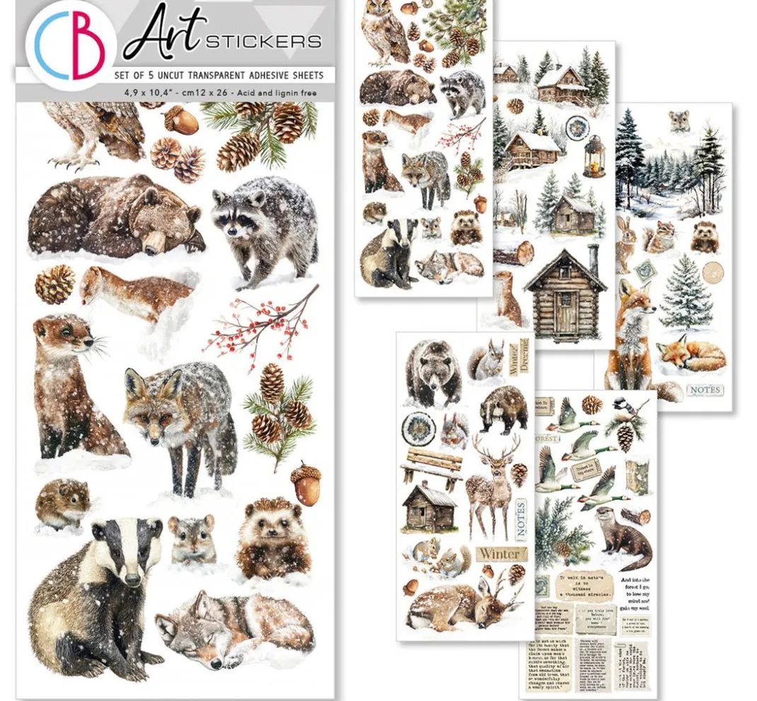 Ciao Bella Scrapbooking|Kartengestaltung>Art Stickers "Forest Tales"