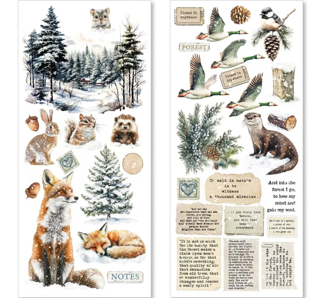 Ciao Bella Scrapbooking|Kartengestaltung>Art Stickers "Forest Tales"