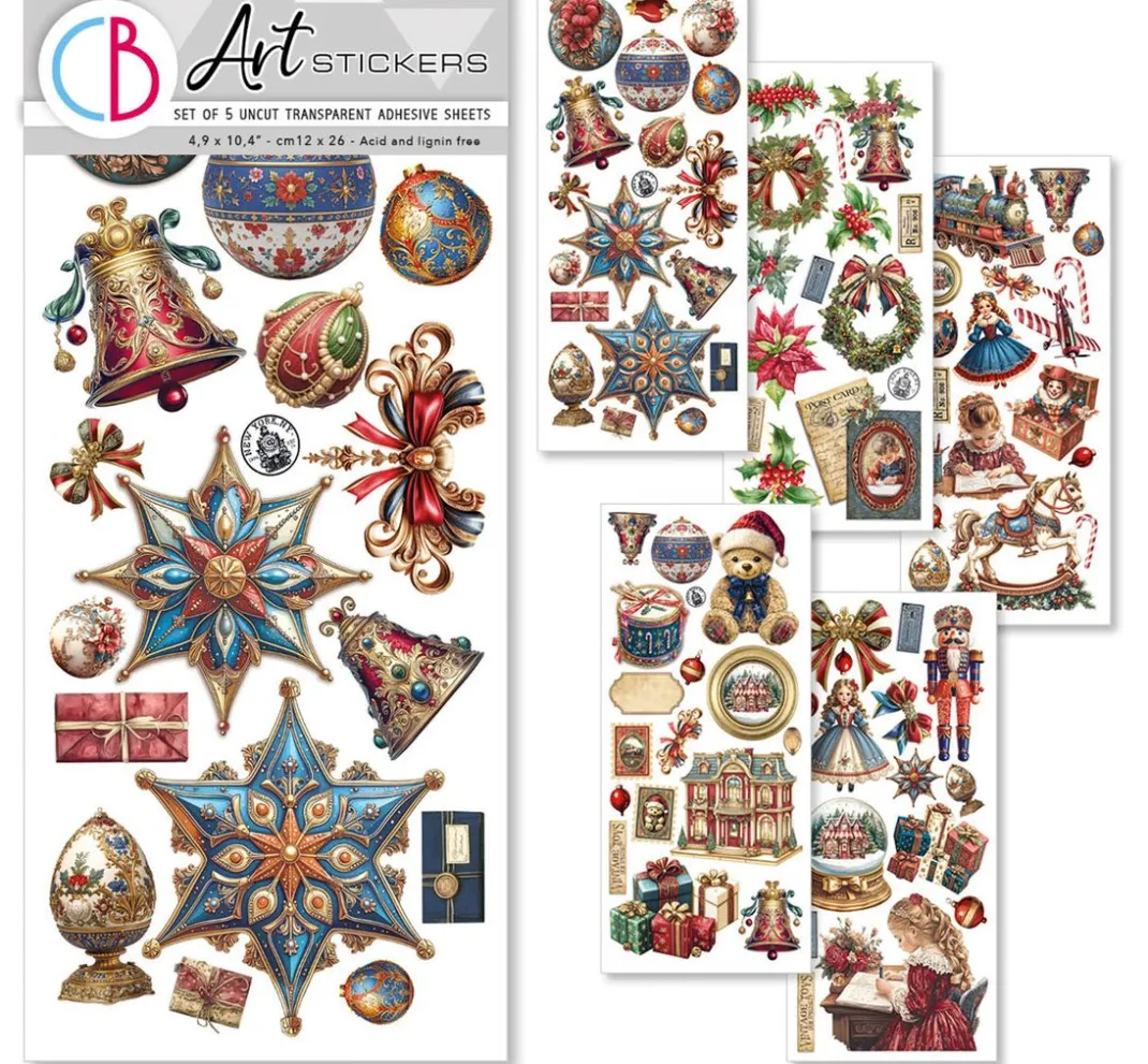 Ciao Bella Sticker & Klebebänder|Scrapbooking>Art Stickers "Toy Shop"