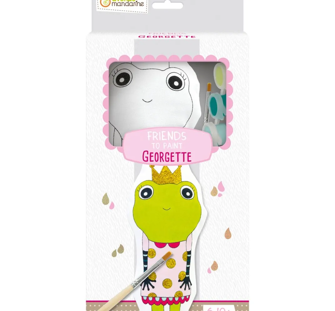 Kinder My Mandarine Malsets|Weitere Geschenkideen Für Kinder>Ausmalpuppe Friends to Paint "Frosch Georgette"