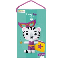 Kinder My Mandarine Näh-Sets|Kuschel- & Wärmetiere>Avenue Mandarine Nähset Maxi Couz'In "Tiger Alyssa"