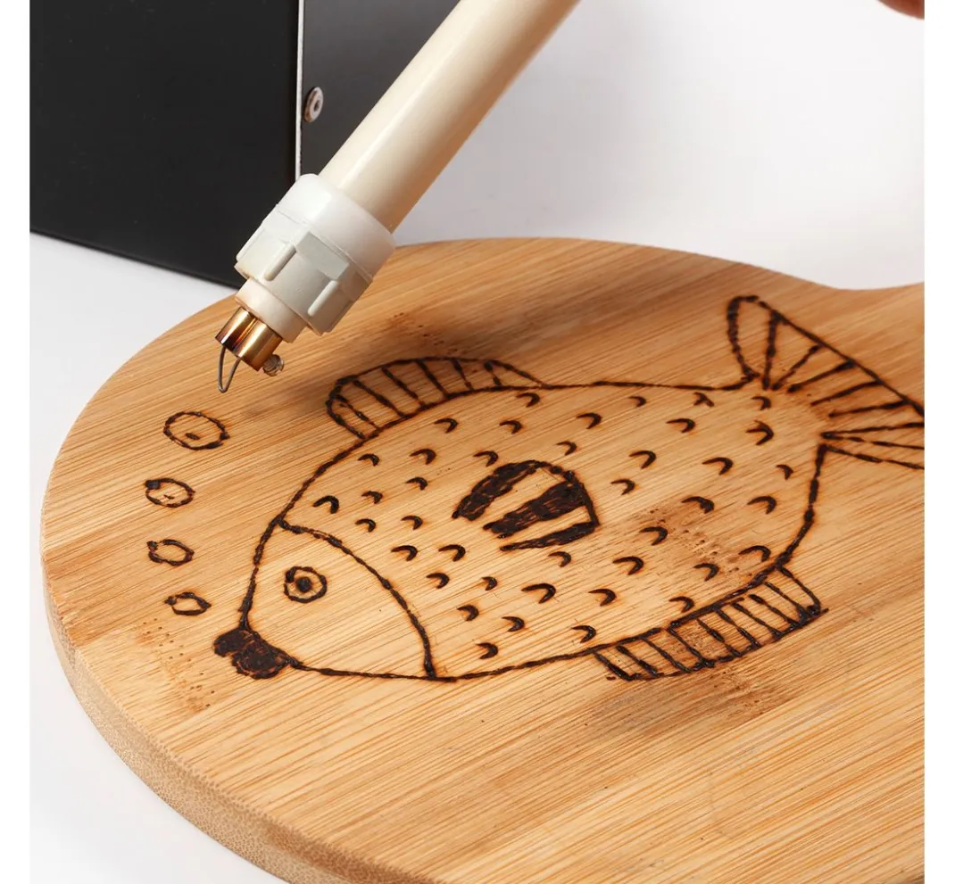 creativ company Brandmalerei|Holz, Mdf & Pappmaché>Bambusbrett "Rund"