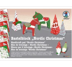 URSUS Farb- & Motivblöcke>Bastelblock "Nordic Christmas"