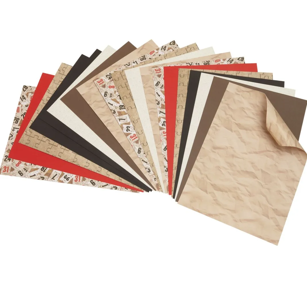 Kinder URSUS Papier|Farb- & Motivblöcke>Bastelblock "Vintage Style"