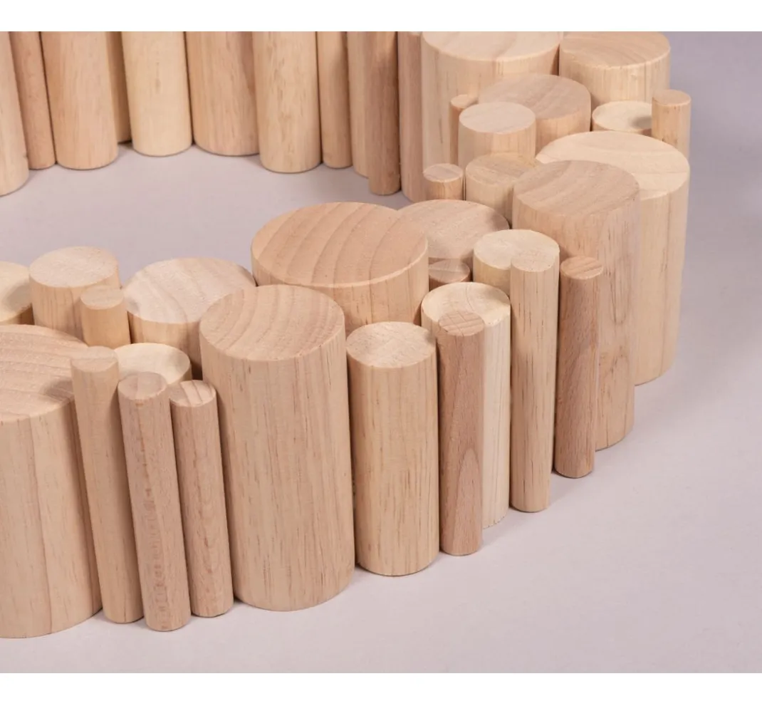 Kinder Rayher Deko-Bastelsets|Holz>Bastelpackung Holz "Rundstäbe"
