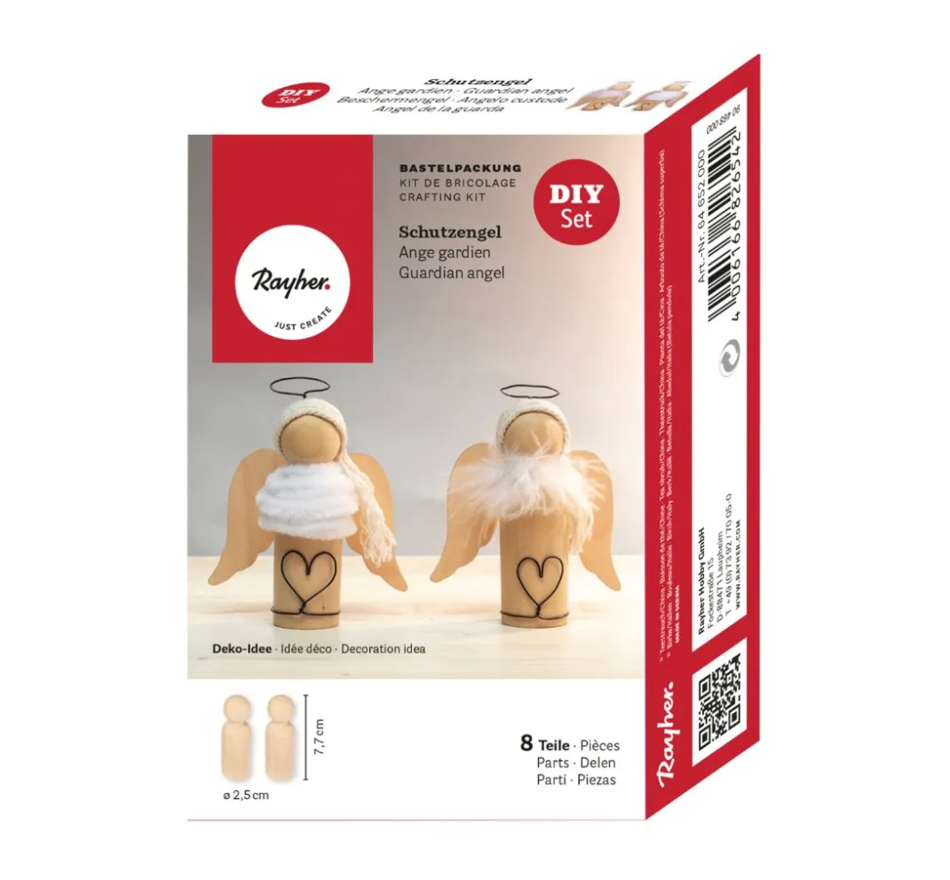 Kinder Rayher Deko-Bastelsets>Bastelpackung "Schutzengel"