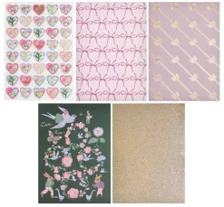 Rico Design Farb- & Motivblöcke>Bastelpapier-Block "La Vie En Rose"
