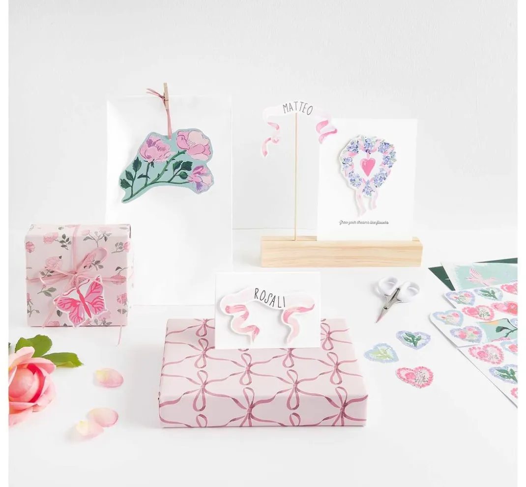 Rico Design Farb- & Motivblöcke>Bastelpapier-Block "La Vie En Rose"