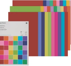 Rico Design Tonpapier & Fotokarton|Farb- & Motivblöcke>Bastelpapier-Block "Rainbow Colours"