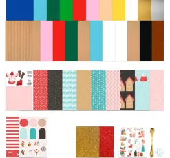 Kinder URSUS Papier|Papier-Bastelsets>Bastelset "Fröhliche Festtage"