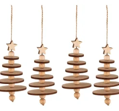 Rayher Anhänger|Bastelsets>Bastelset Holz Baum-Anhänger
