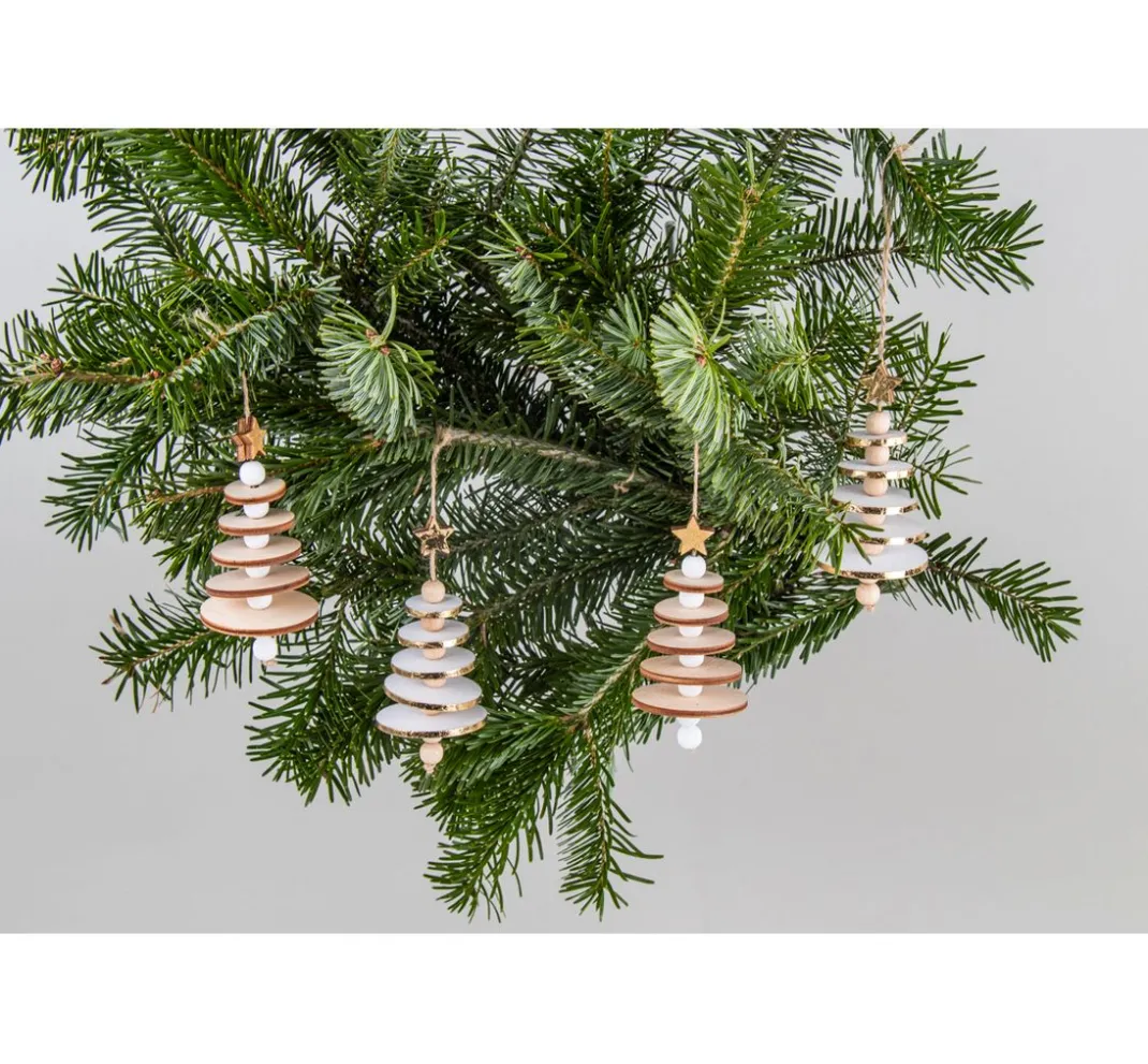 Rayher Anhänger|Bastelsets>Bastelset Holz Baum-Anhänger