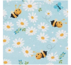 VBS Marktplatz Stoff Meterware|Baumwollstoff>Baumwoll-Stoff "Bienchen"
