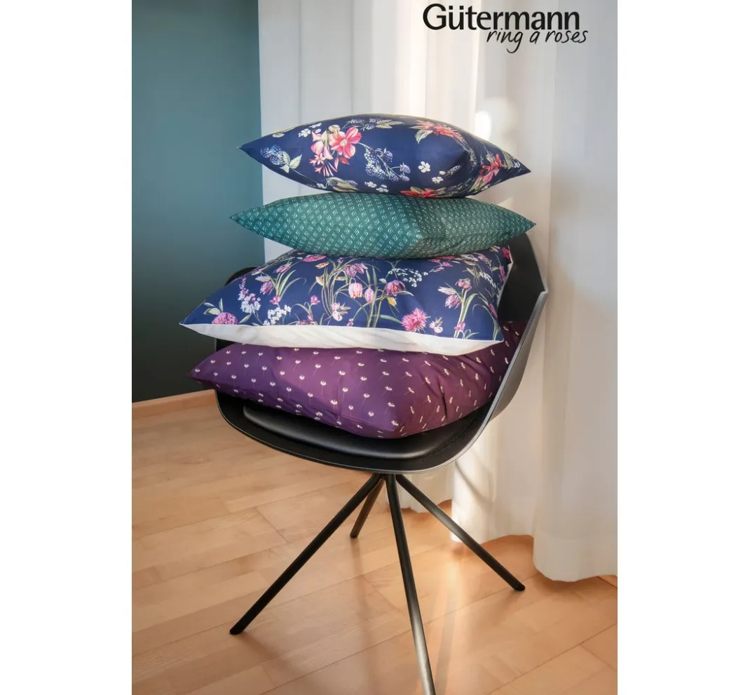 Gütermann creativ Patchworkstoffe|Stoff Meterware>Baumwoll-Stoff "Brilliant" Blüten