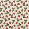 Globaltex Beschichteter Stoff|Stoff Meterware>Baumwoll-Stoff "Erdbeeren", Acryl beschichtet