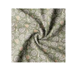 VBS Marktplatz Baumwollstoff|Stoff Meterware>Baumwoll-Stoff "Jivana-Khaki"