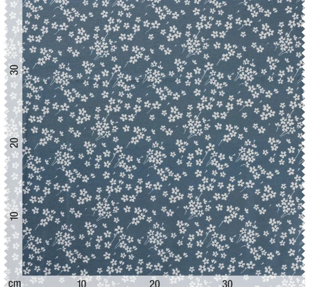 Globaltex Beschichteter Stoff|Stoff Meterware>Baumwoll-Stoff "Milflores", Acryl beschichtet