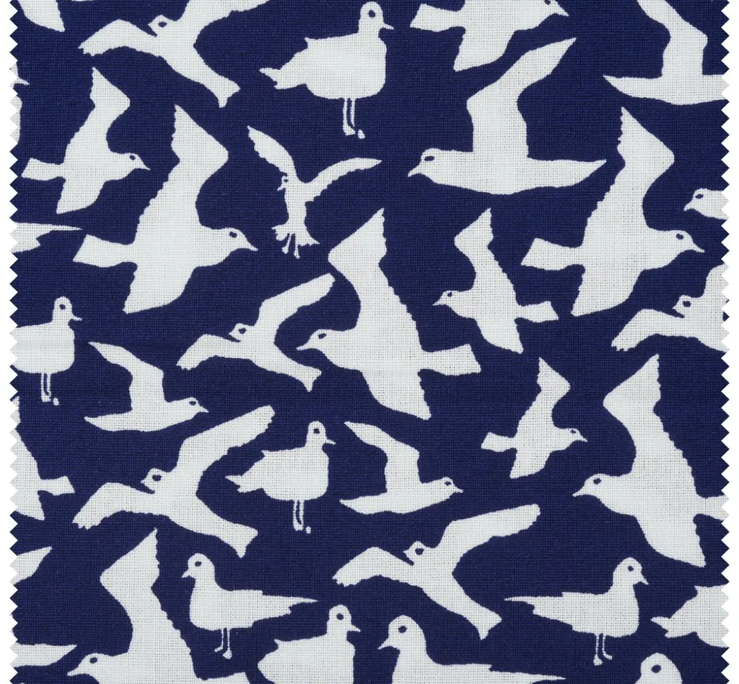 Westfalenstoffe Patchworkstoffe|Stoff Meterware>Baumwoll-Stoff "Möwe"