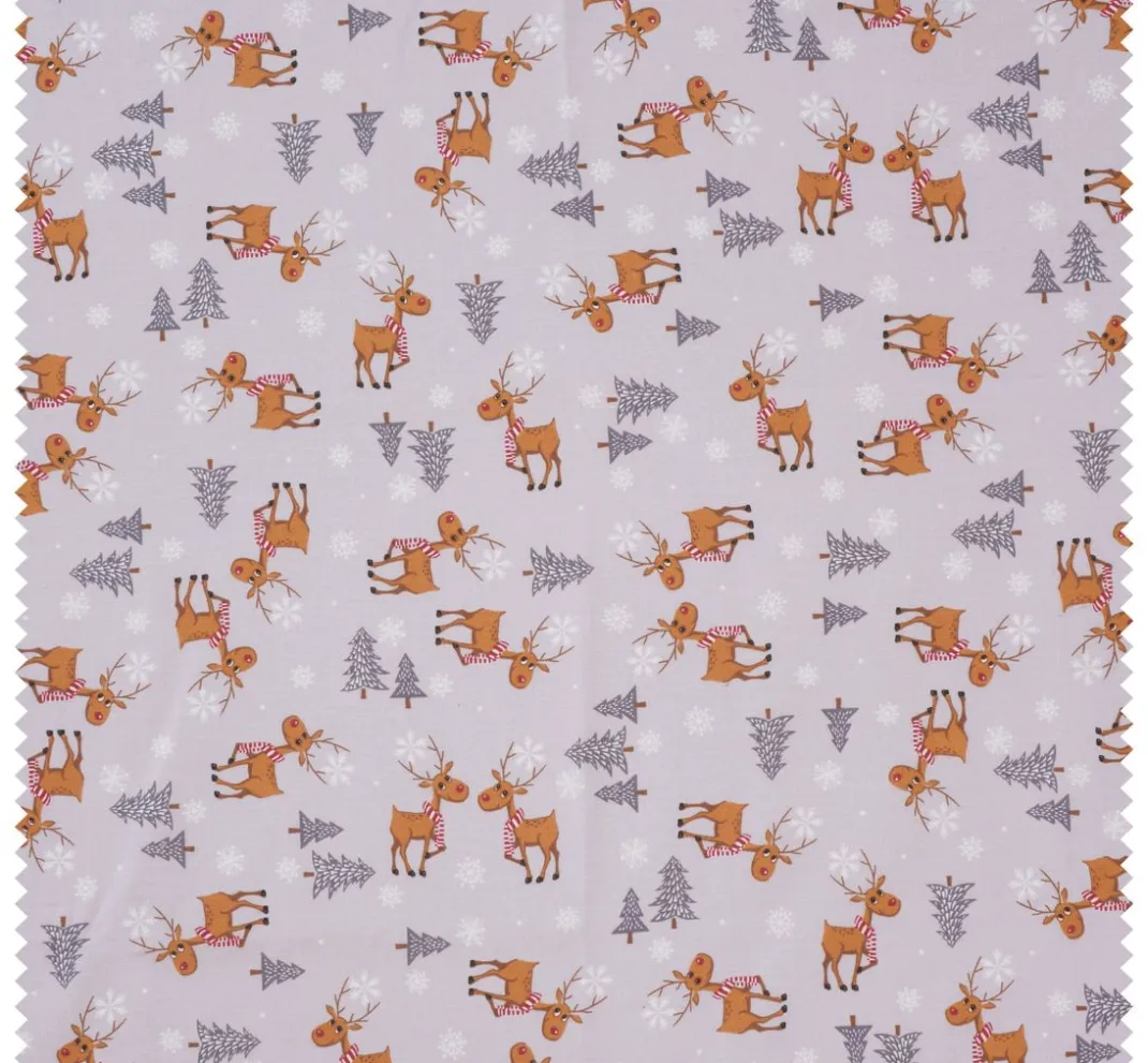 VBS Marktplatz Baumwollstoff|Stoff Meterware>Baumwoll-Stoff "Red Nose Reindeer"