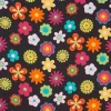 VBS Marktplatz Stoff Meterware|Baumwollstoff>Baumwoll-Stoff "Retro Flower"