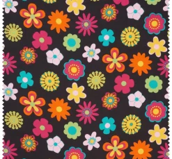 VBS Marktplatz Stoff Meterware|Baumwollstoff>Baumwoll-Stoff "Retro Flower"