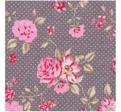 Westfalenstoffe Patchworkstoffe|Stoff Meterware>Baumwoll-Stoff "Rosenborg" Rosé/Taupe
