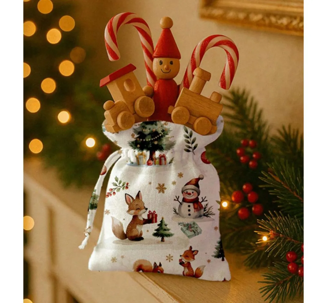 VBS Marktplatz Weihnachtsstoffe|Stoff Meterware>Baumwoll-Stoff "Snowys Winterzauber"