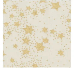 VBS Marktplatz Stoff Meterware|Weihnachtsstoffe>Baumwoll-Stoff "Sterne", Creme
