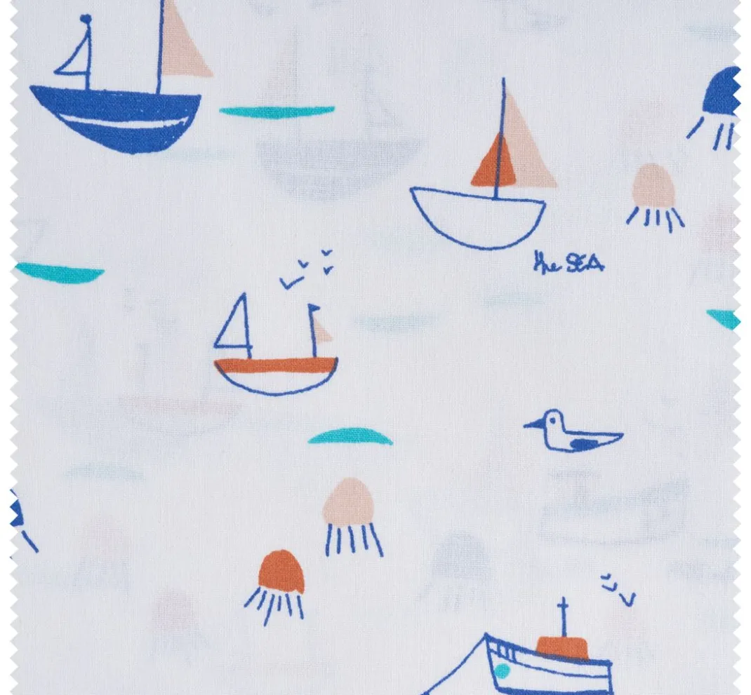 VBS Marktplatz Baumwollstoff>Baumwoll-Stoff "The Sea"