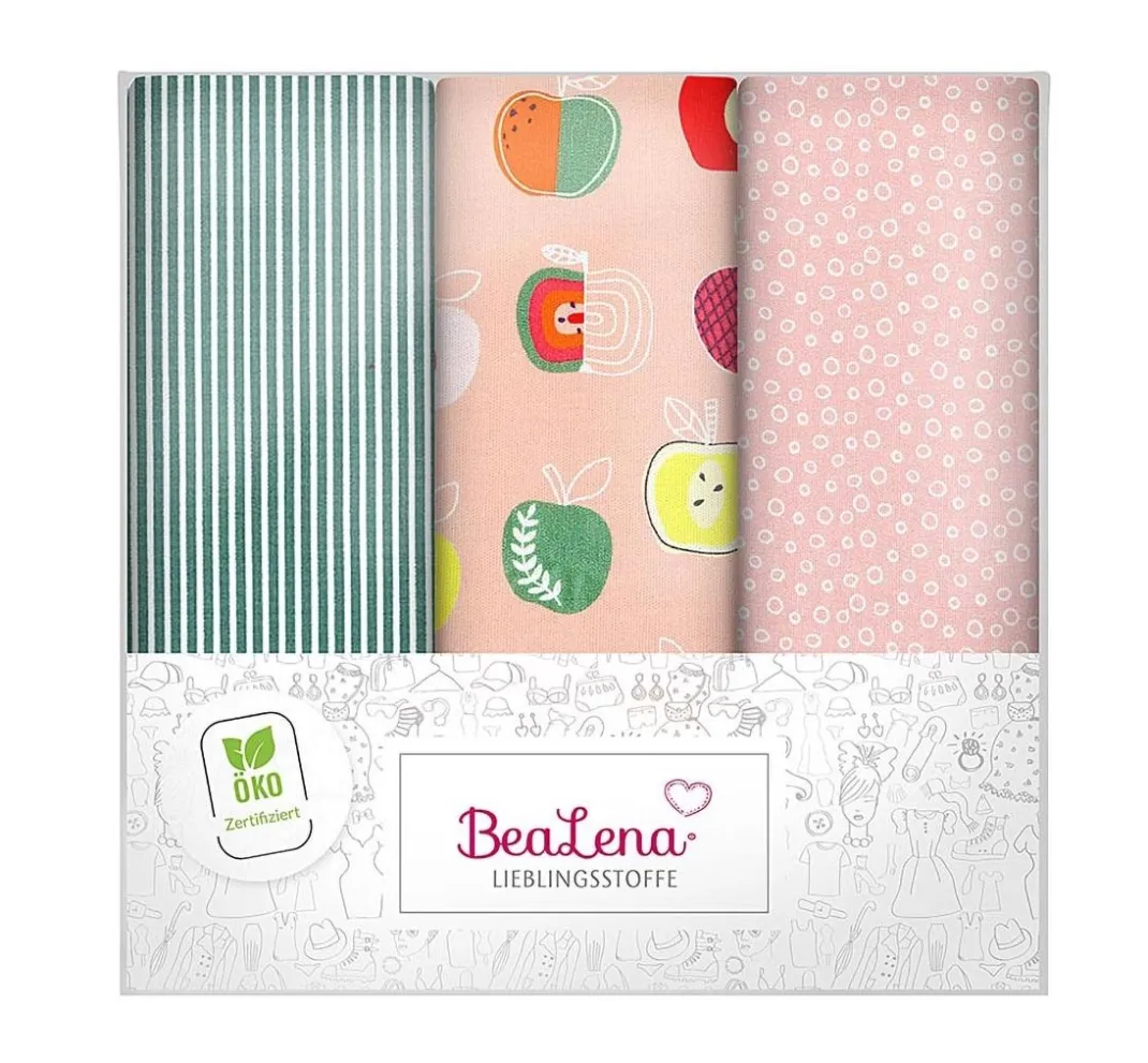 BeaLena Stoffpakete|Baumwollstoff>Bea Lena Stoffpaket "Bunte Äpfel"