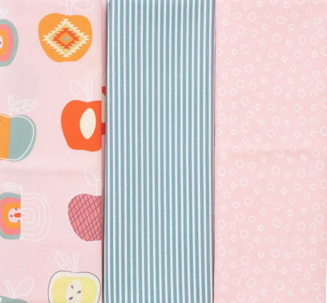 BeaLena Stoffpakete|Baumwollstoff>Bea Lena Stoffpaket "Bunte Äpfel"