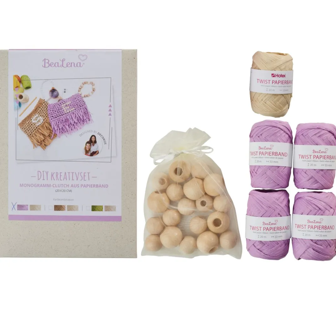 BeaLena Häkeln|Häkelset>DIY Kreativset "Clutch aus Papierband"
