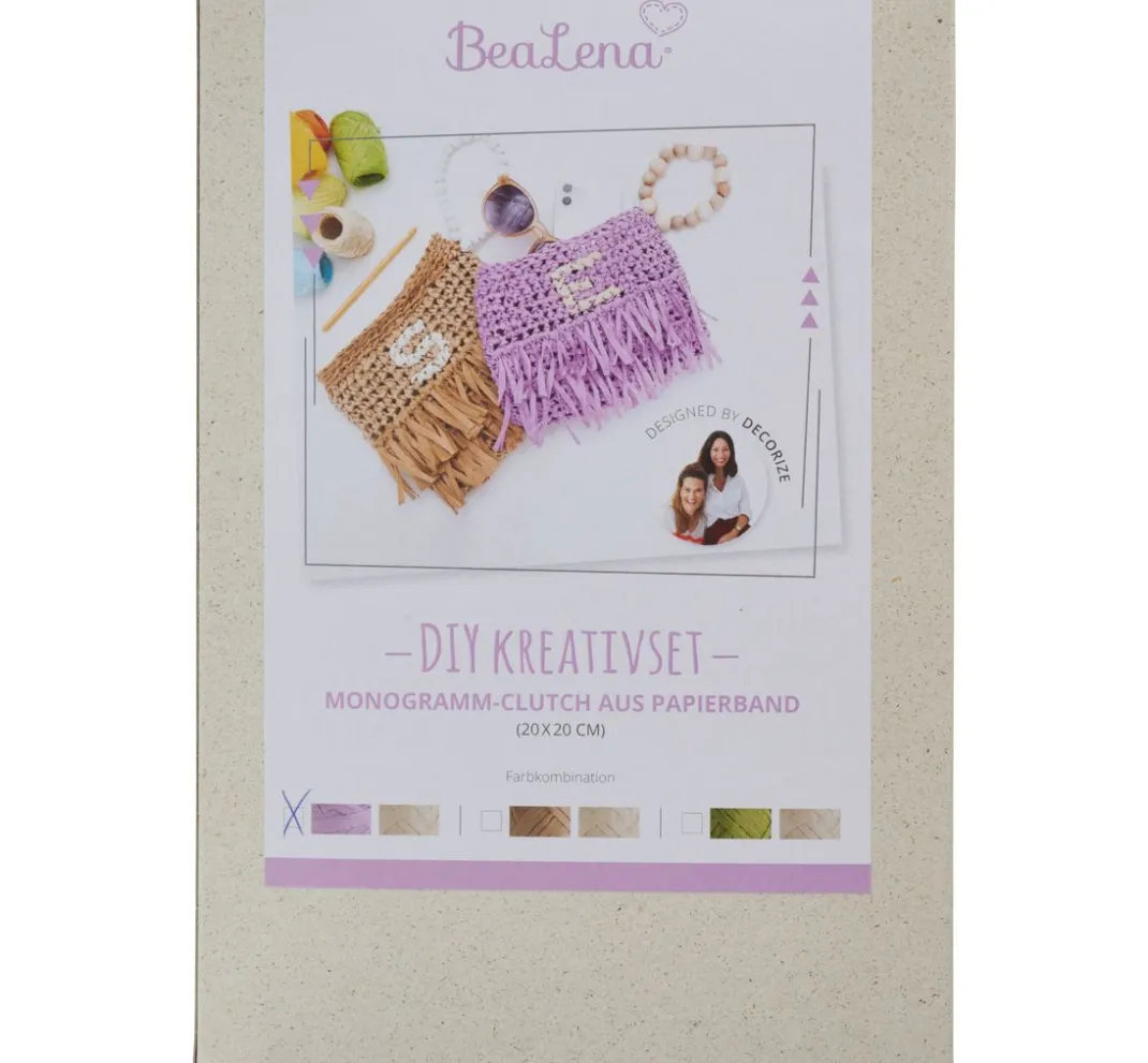 BeaLena Häkeln|Häkelset>DIY Kreativset "Clutch aus Papierband"